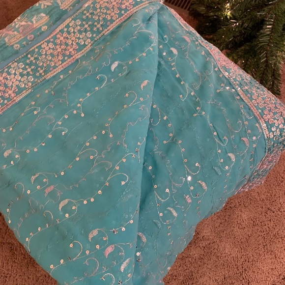 Indian Sari 3 piece set - Picture 5 of 13